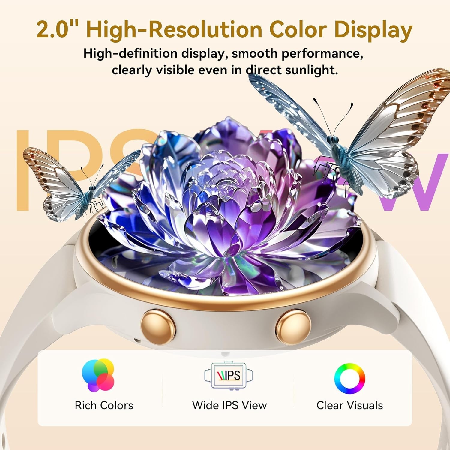 Reloj Inteligente Para iPhone Android De Mujer Smart Watch Pantalla Táct Nuevo