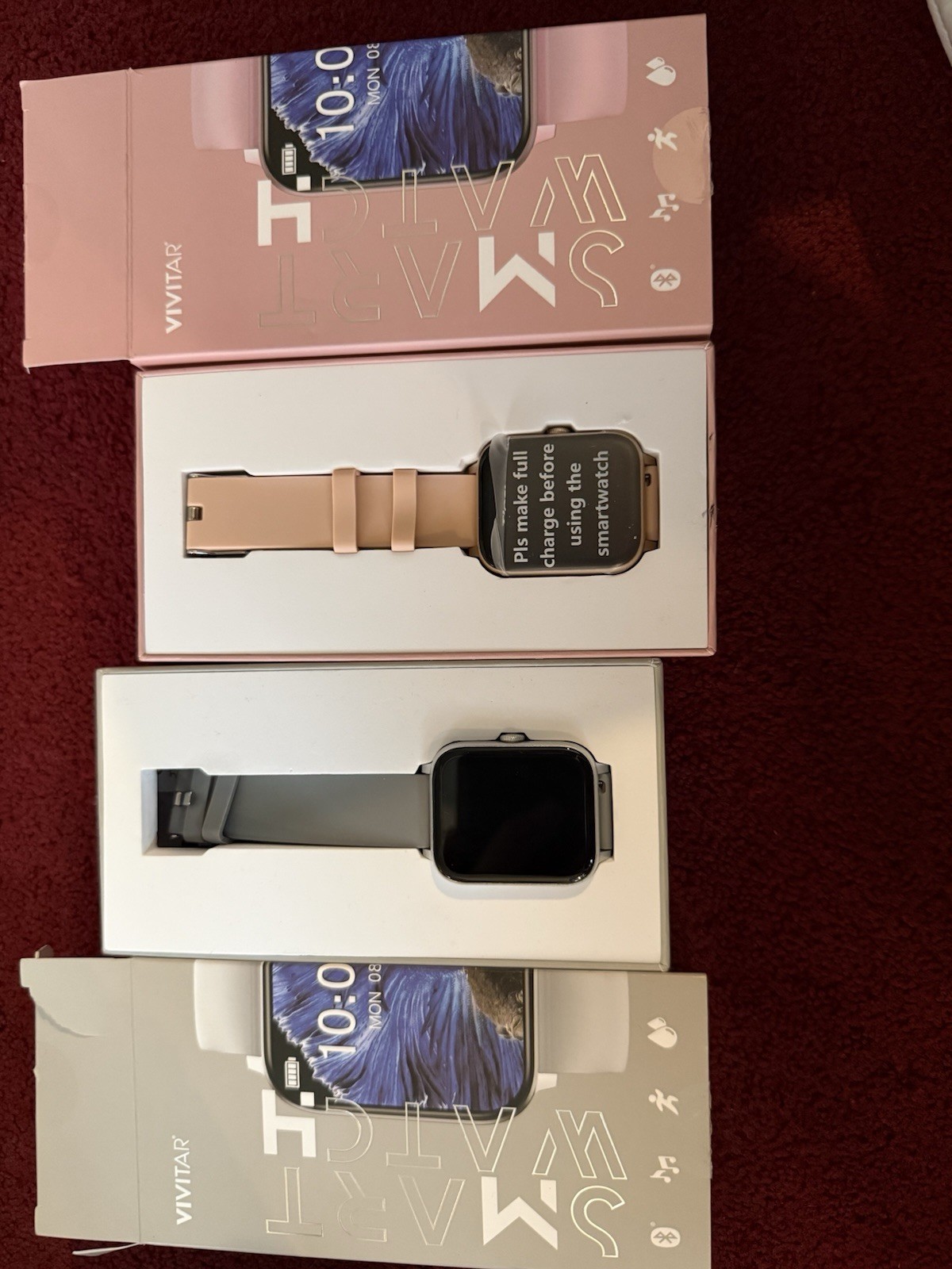 Vivitar Smart Watch 1.83” Touch Screen Waterproof SMRTW30-pink