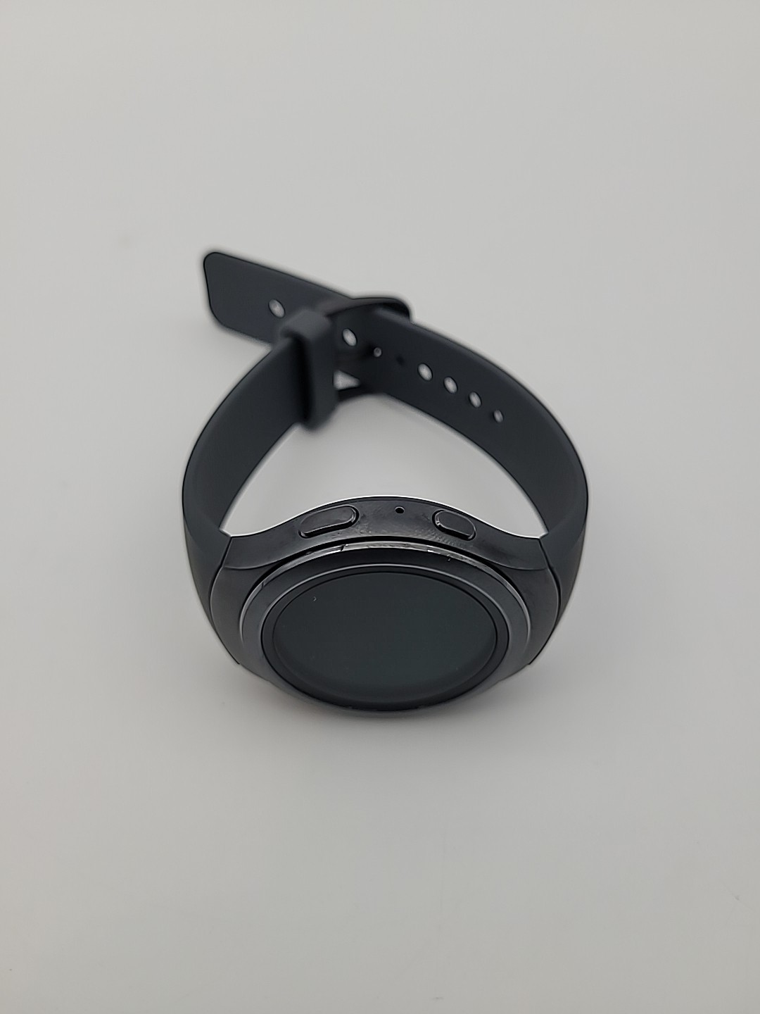 Samsung Galaxy Gear S2 42mm Stainless Steel Case Dark Gray Classic Buckle Smart