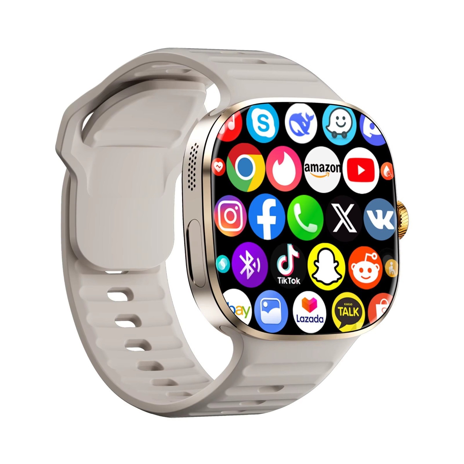 2026 Android Smart Watch SIM Card GPS WiFi Rotating Camera AMOLED Phone Watch