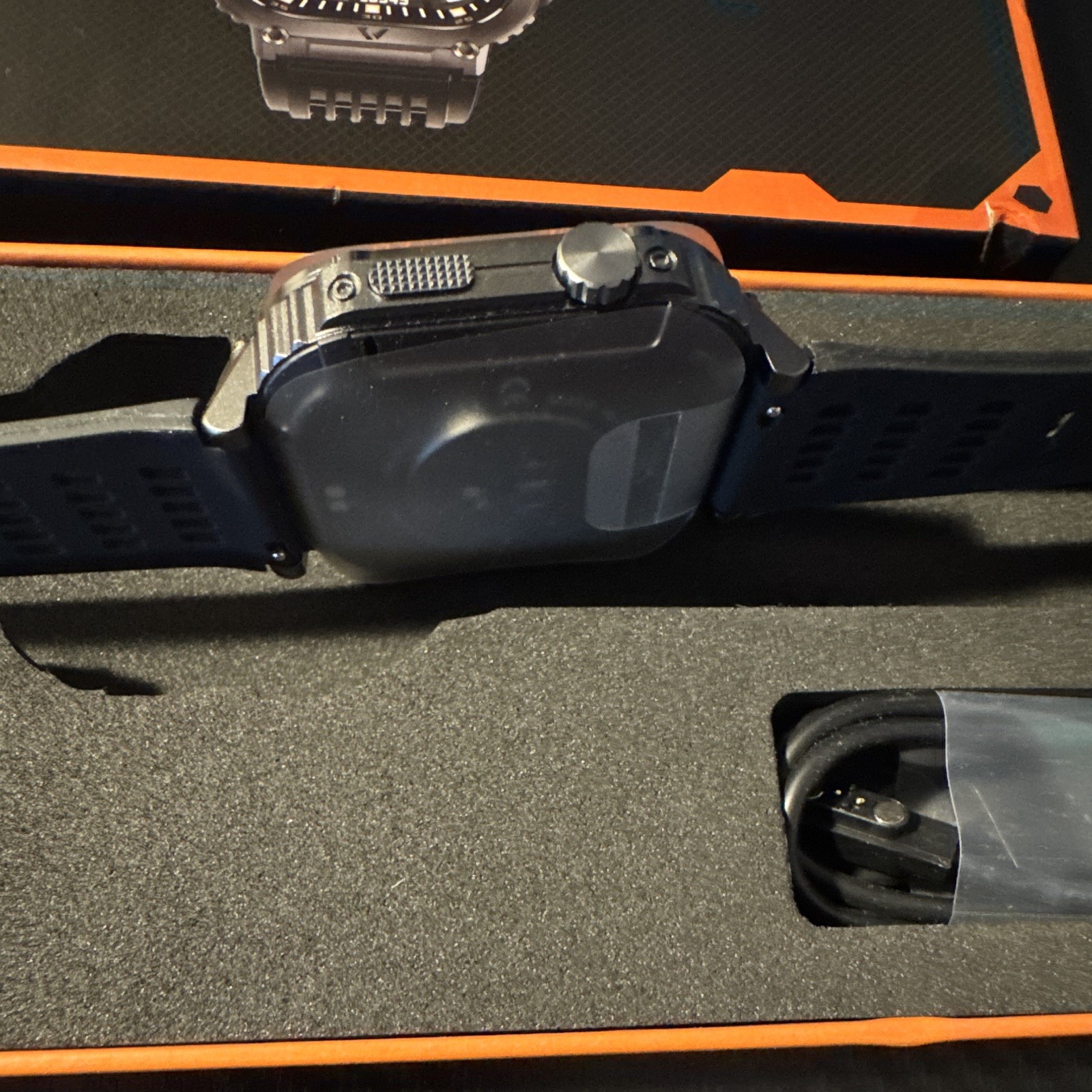 EIGIIS EW5 Smart Watch for Men/2.02” HD Screen/Waterproof,Rugged Military Sport”
