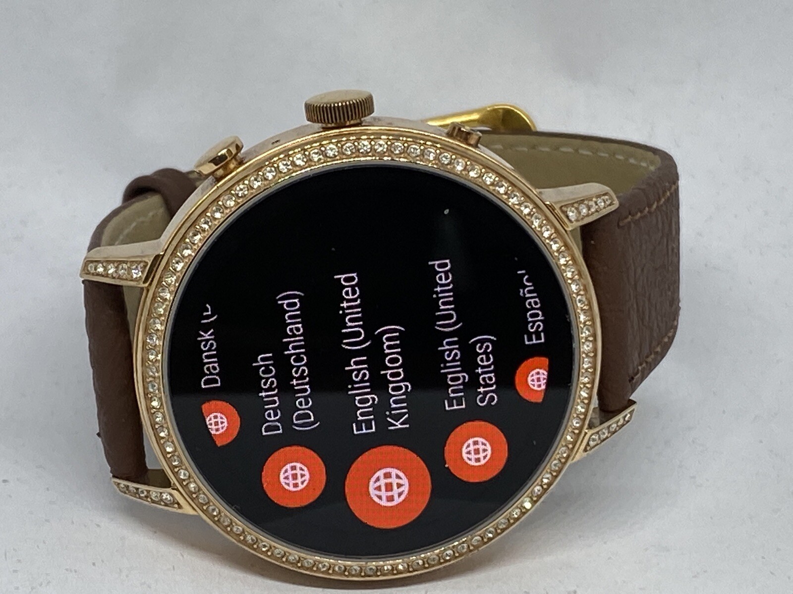 Fossil Gen 4 Authentic Digital Dial Smart Watch Custom Band FTW6015 LT302