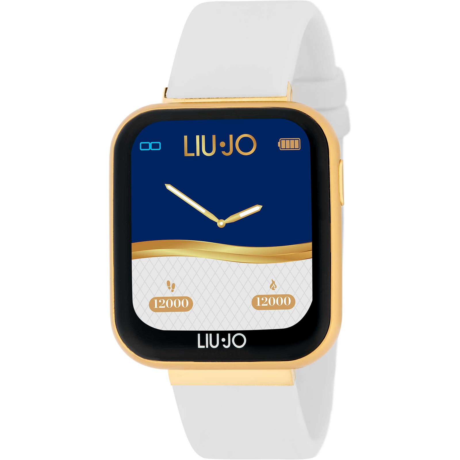 Smartwatch LIU JO LUXURY VOICE SWLJ109 Silicone White Golden Touchscreen