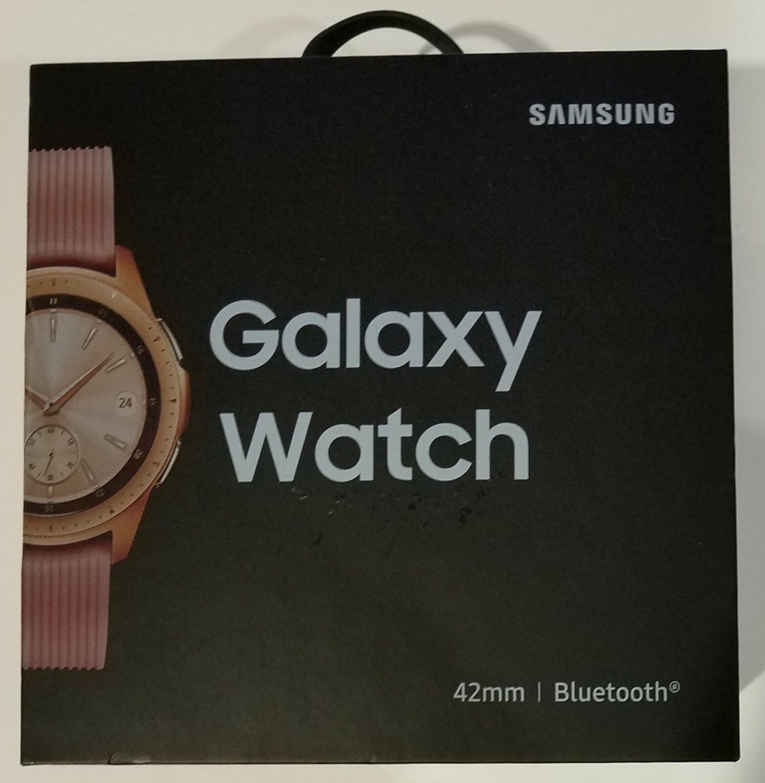 Samsung Galaxy Watch SM-R810 42mm Rose Gold Case Classic Buckle Pink Beige