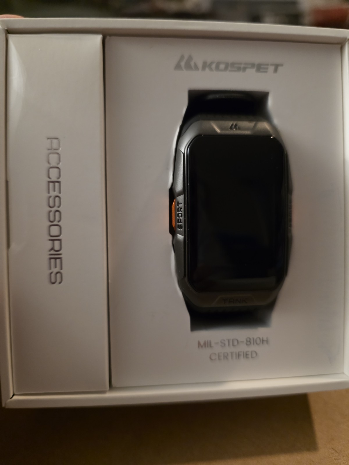 Kospet Tank X2 Ultra Smart Watch 1.64″ AMOLED MIL-STD-810H Water Resistant Black