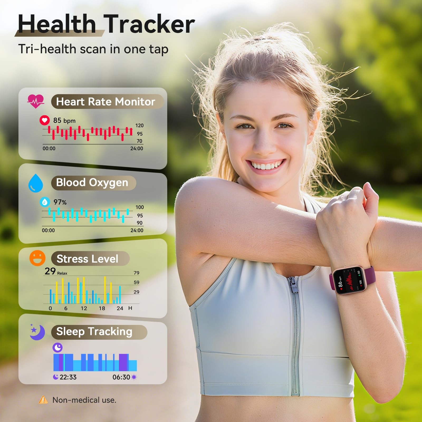 Smart Watches for Men (Android/iPhones), 120+ Sport Modes Fitness Tracker Wat…