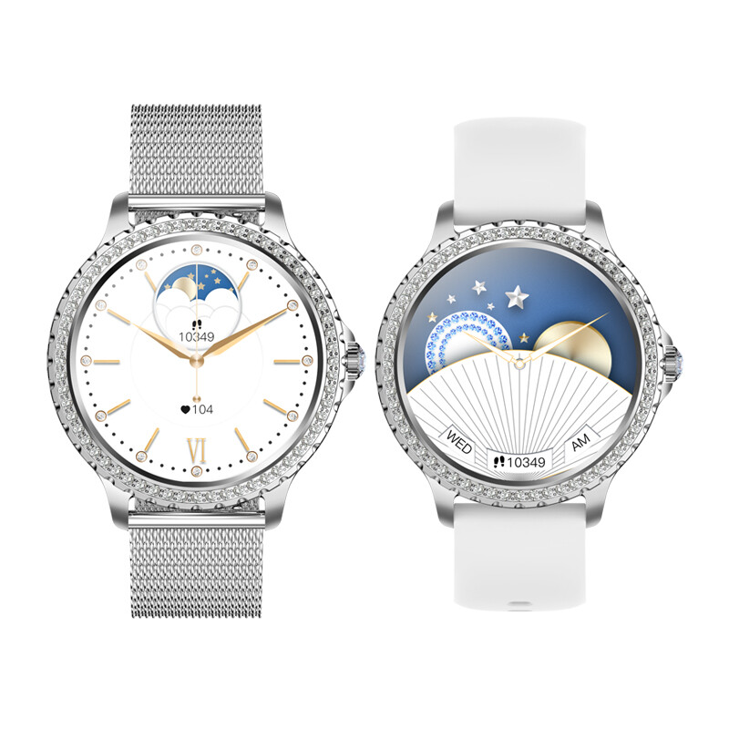 Women’s Fashion Smart Watch with Health Monitoring AI Voice Assistant Waterproof