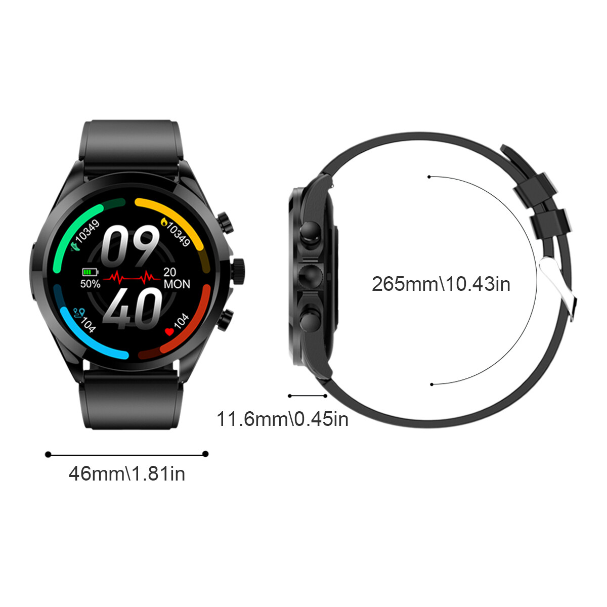 2025 Smart Watch Men Waterproof Smartwatch Bluetooth Call For iPhone Samsung USA