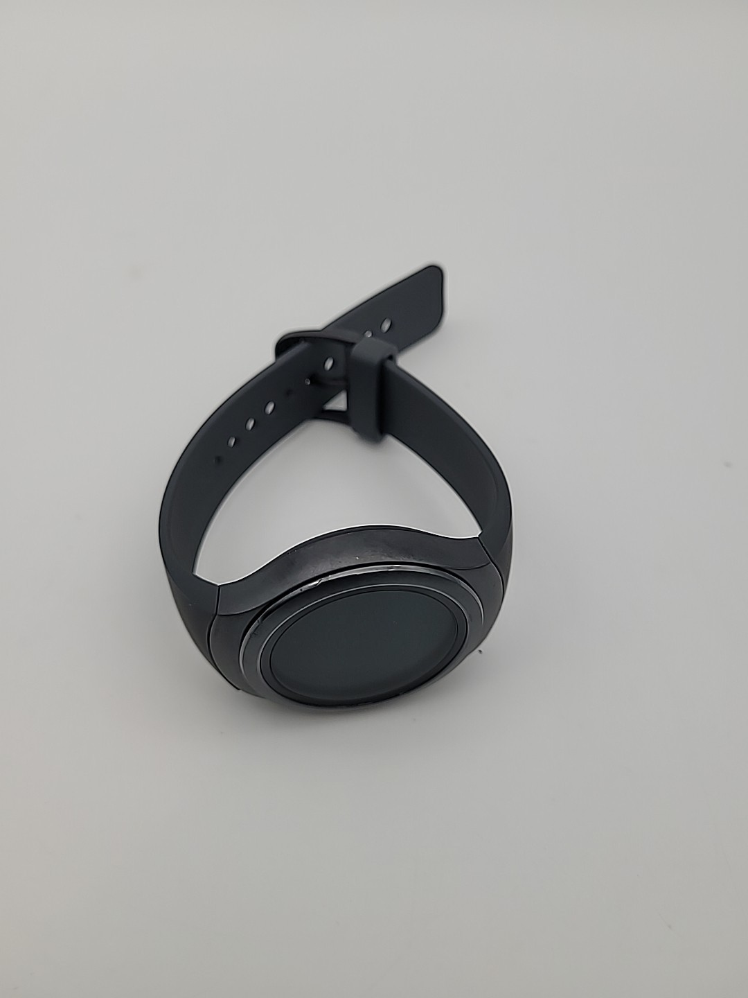 Samsung Galaxy Gear S2 42mm Stainless Steel Case Dark Gray Classic Buckle Smart