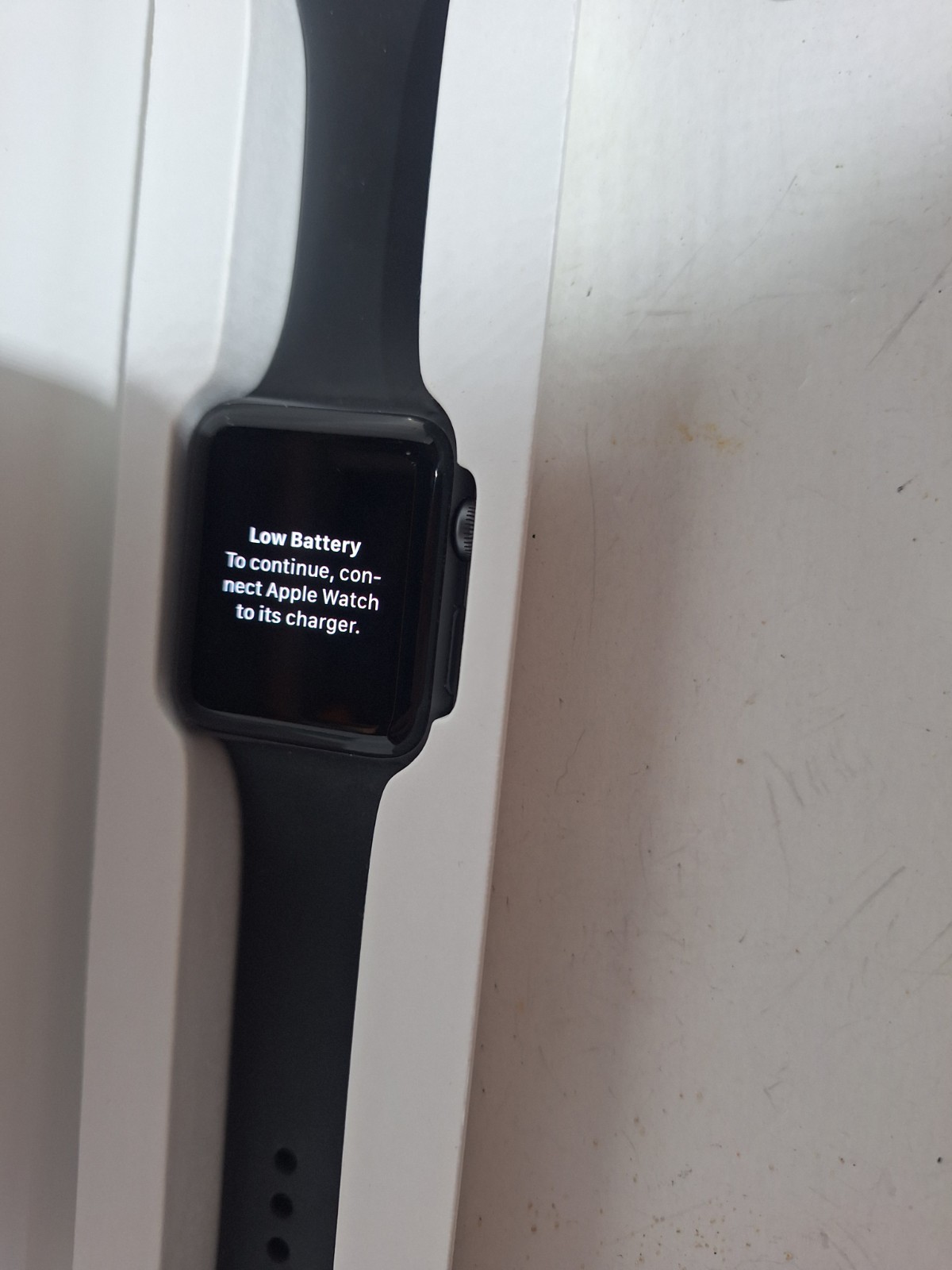 Apple Watch Series 2 42mm SpGr Al Black Sp Used Work Good Condition