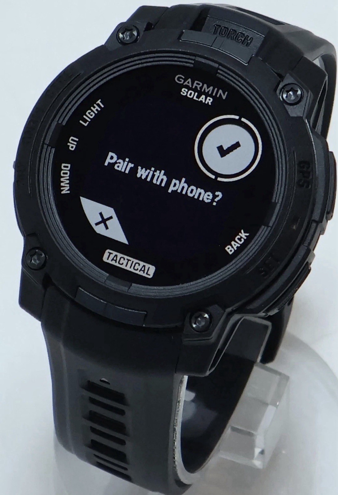 Garmin Instinct 3 45mm Solar Tactical (Rugged GPS Smartwatch) Black