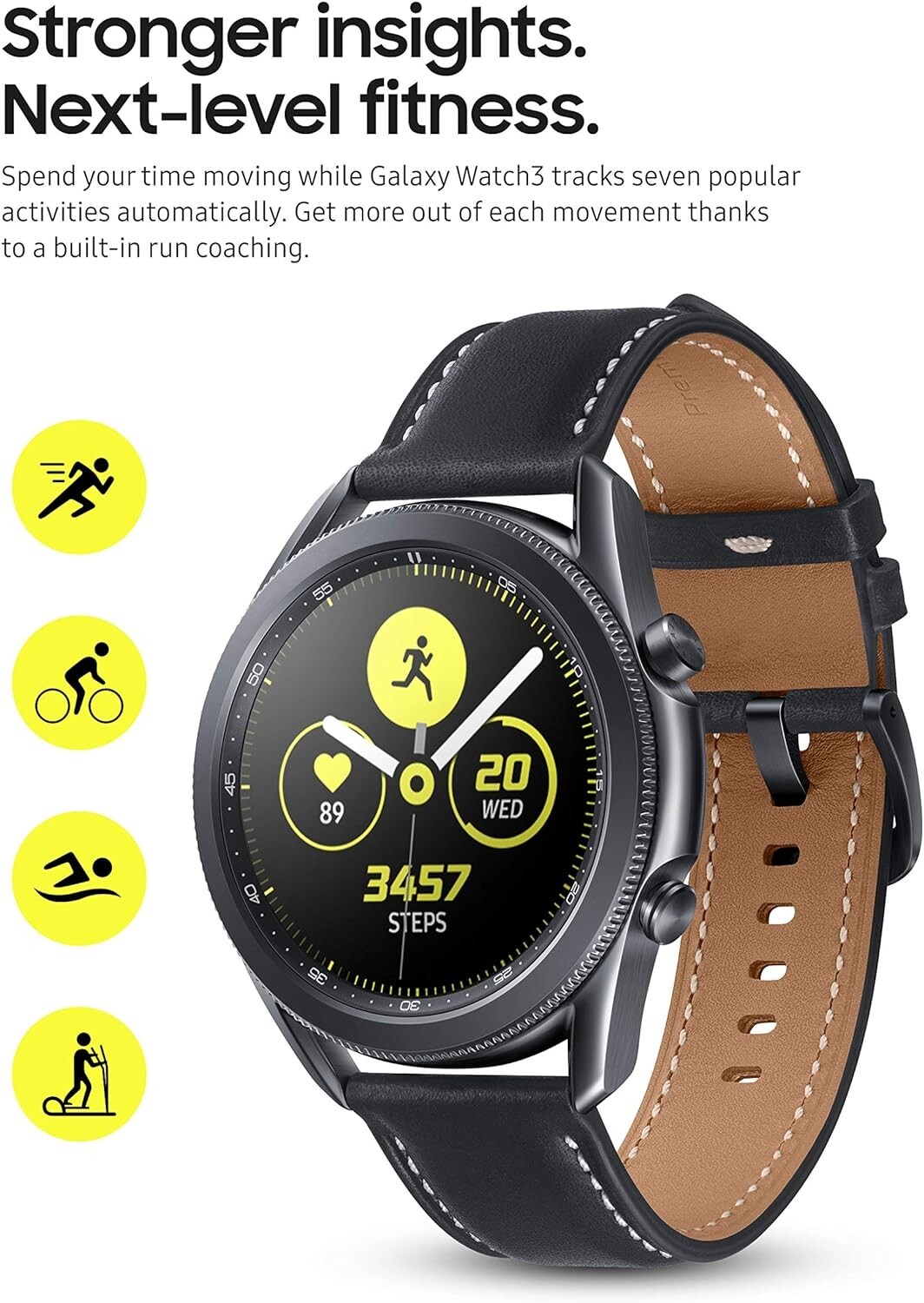 SAMSUNG GALAXY WATCH 3 45MM SM-R840 GPS BLUETOOTH WIFI
