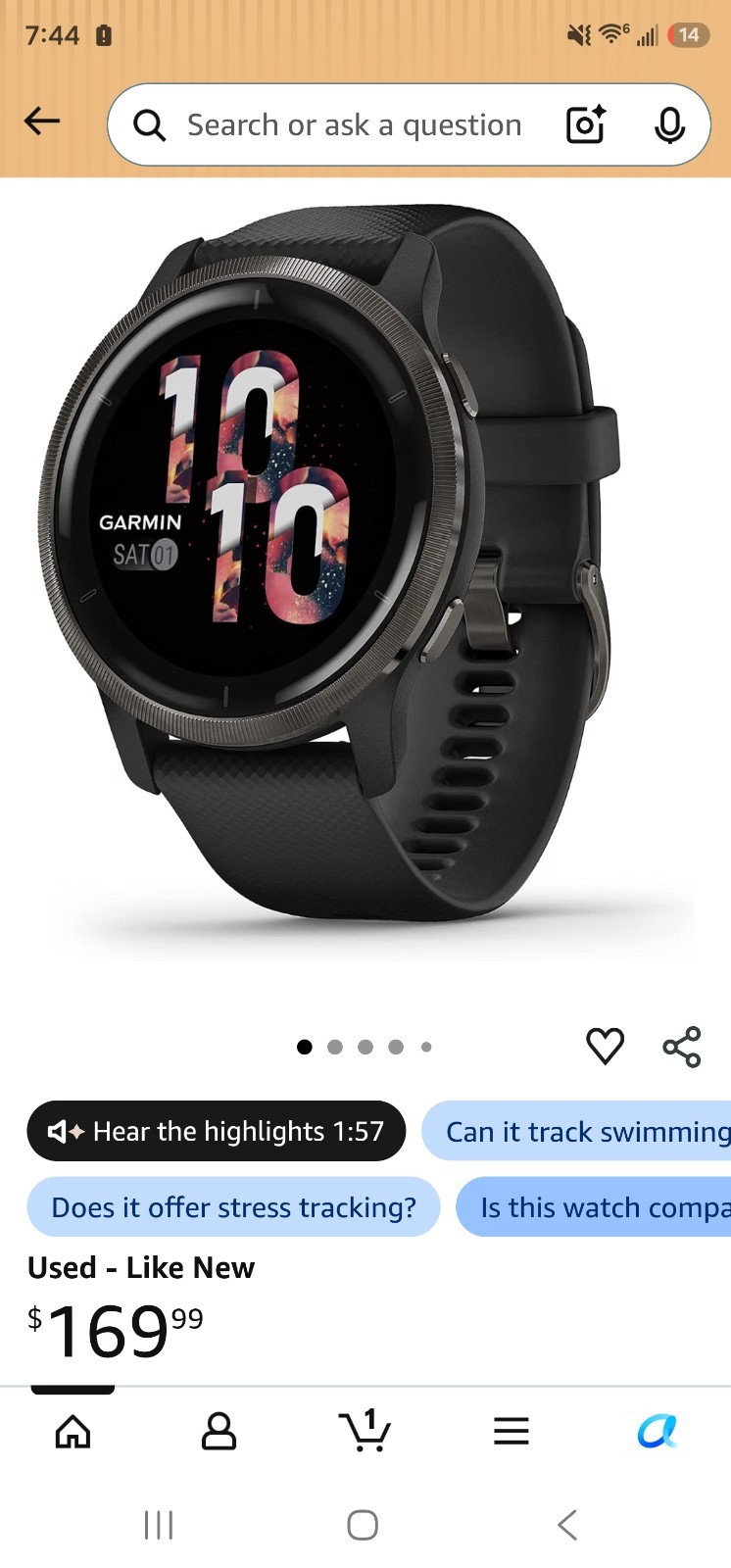 Garmin Venu 2 Plus Comes With 4 Additional IQ Shield Sreen Protectors!