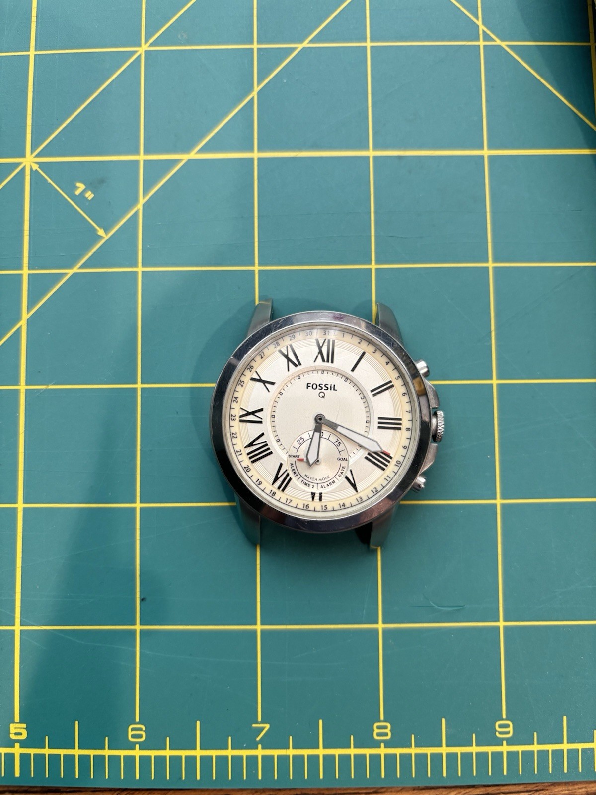 Fossil Q Grant Men’s Smartwatch FTW118, Hybrid Gen1, 4 Straps Leather