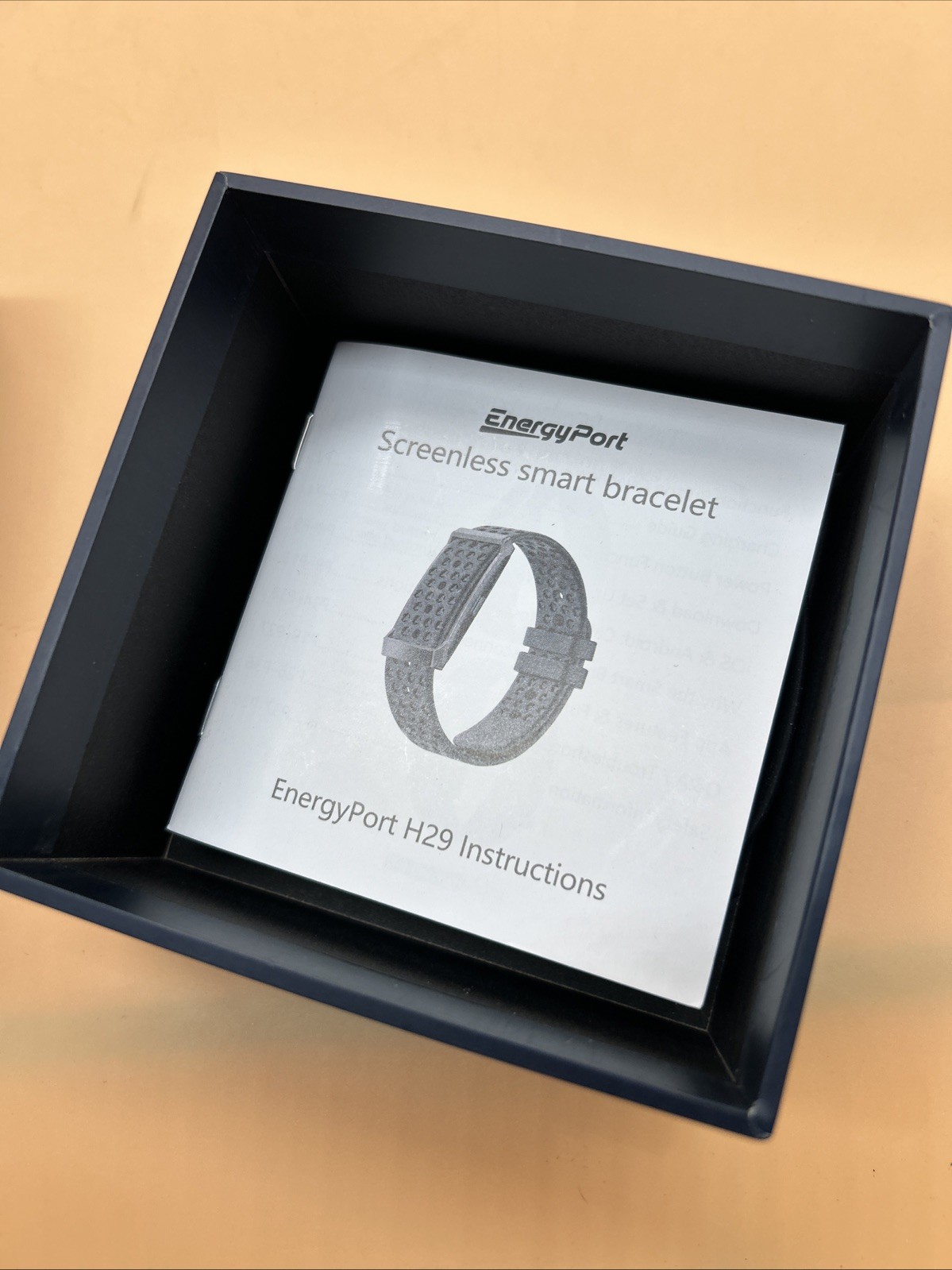 Energy Port Smart Bracelet with Blood Oxygen/Blood Pressure Monitor New Inbox