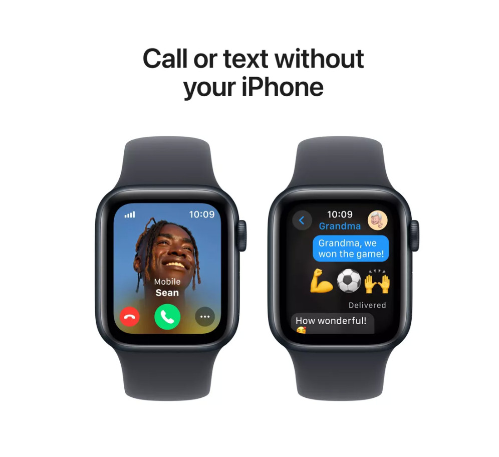 Apple Watch SE 2 40mm Midnight Aluminum – Midnight Sport Band MXE73LL/A