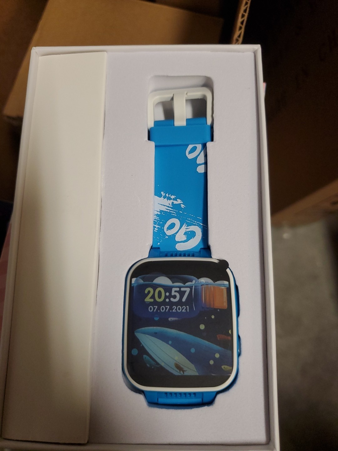 Kids Smart Watch Girls Boys, SmartWatch Camera Games Walking Flashlight Blue
