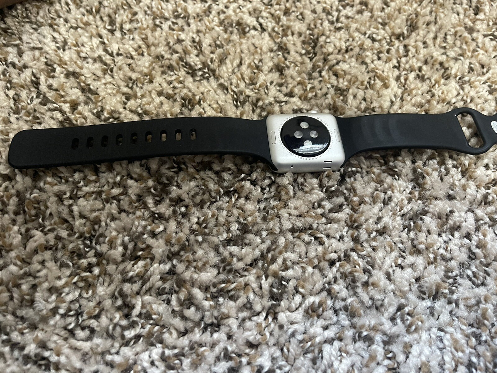 Apple Watch Series 1 38mm Space Gray Aluminum Case Black Sport Band (MP022LL/A)
