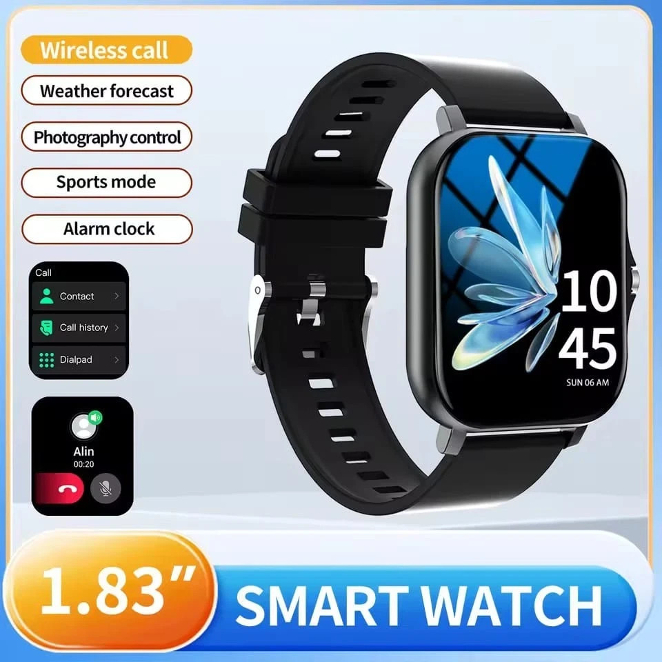 Waterproof Sports Smartwatch For Men’s And Women’s Wireless Calling Reminder