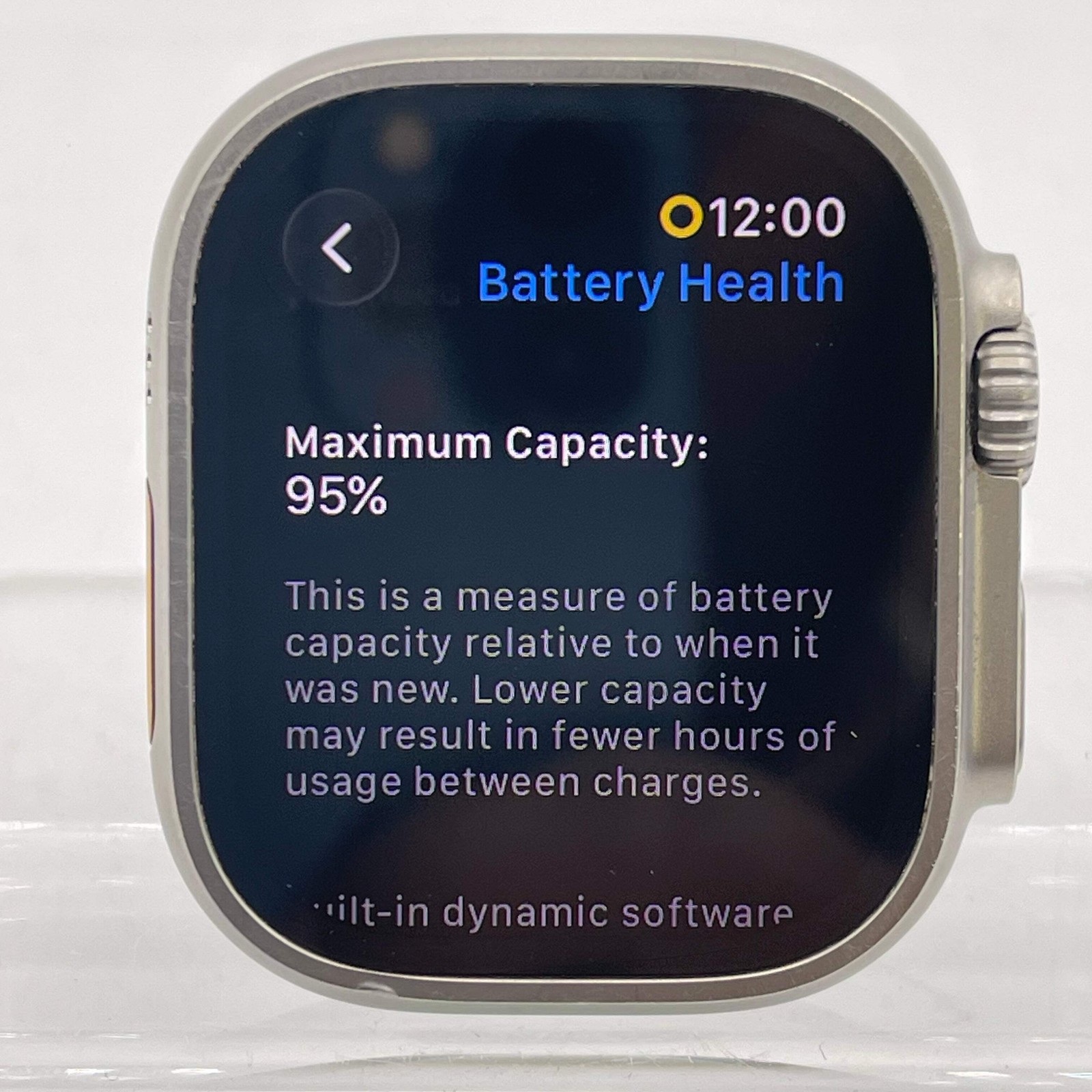 Unlocked Apple Watch Ultra 2 49MM Silver Titanium A2986 Face Only