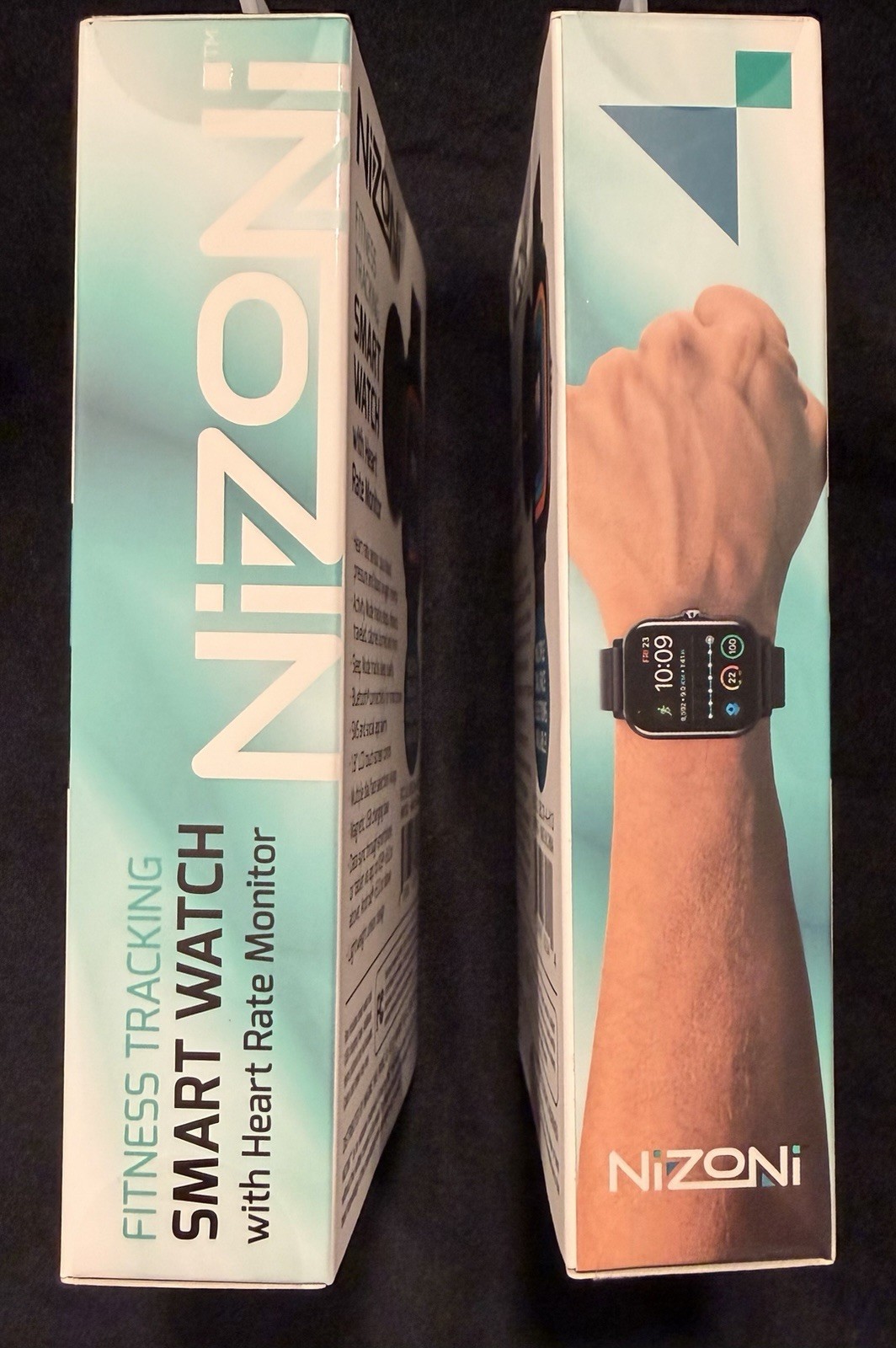 NIZONI Fitness Tracking SMART WATCH W/ Heart Rate Monitor NEW Color 1.8 Inch LED
