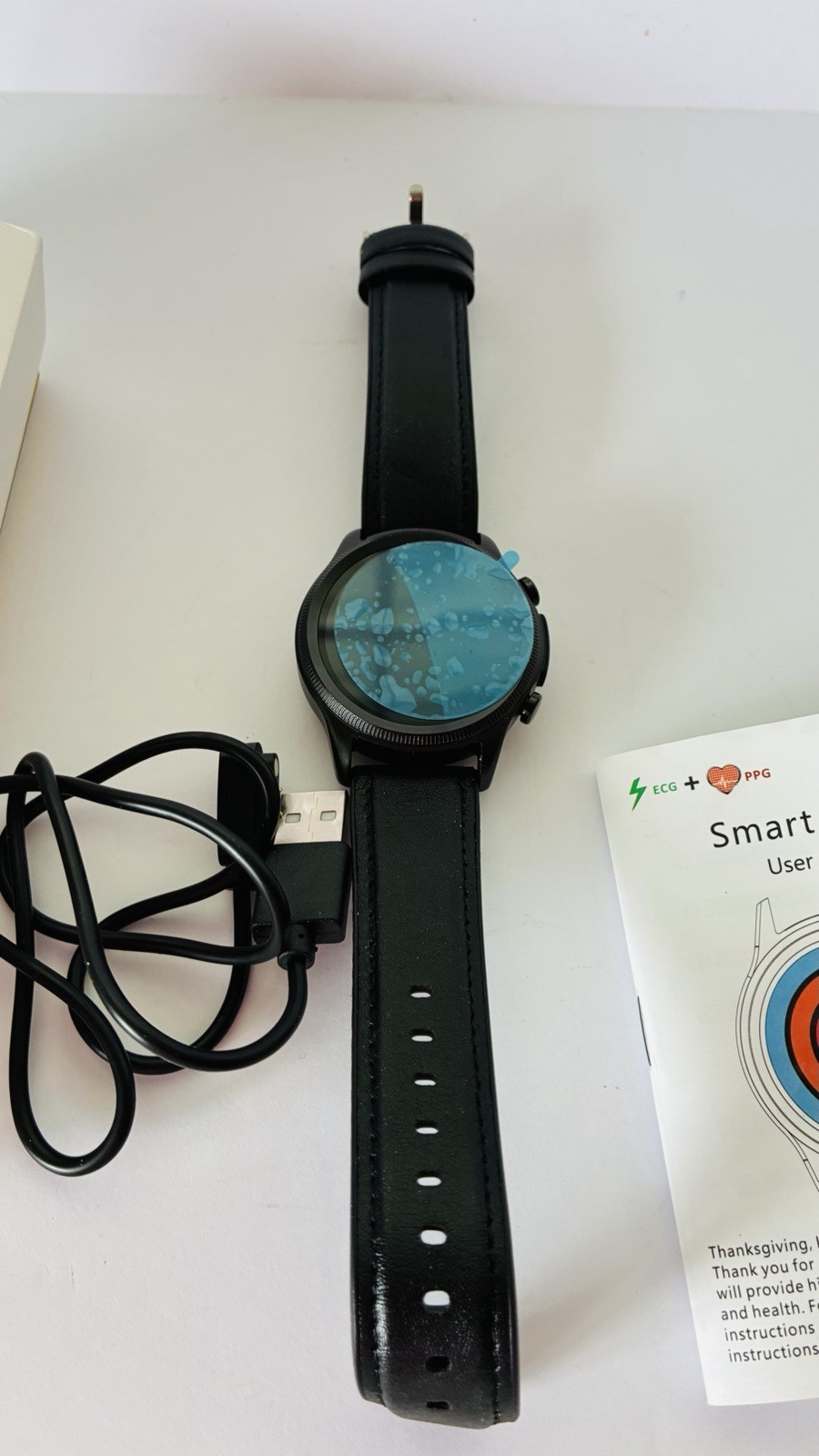 Chiyarul Smartwatch For Android Or Apple Phone Exercise And Health ECG & PPG