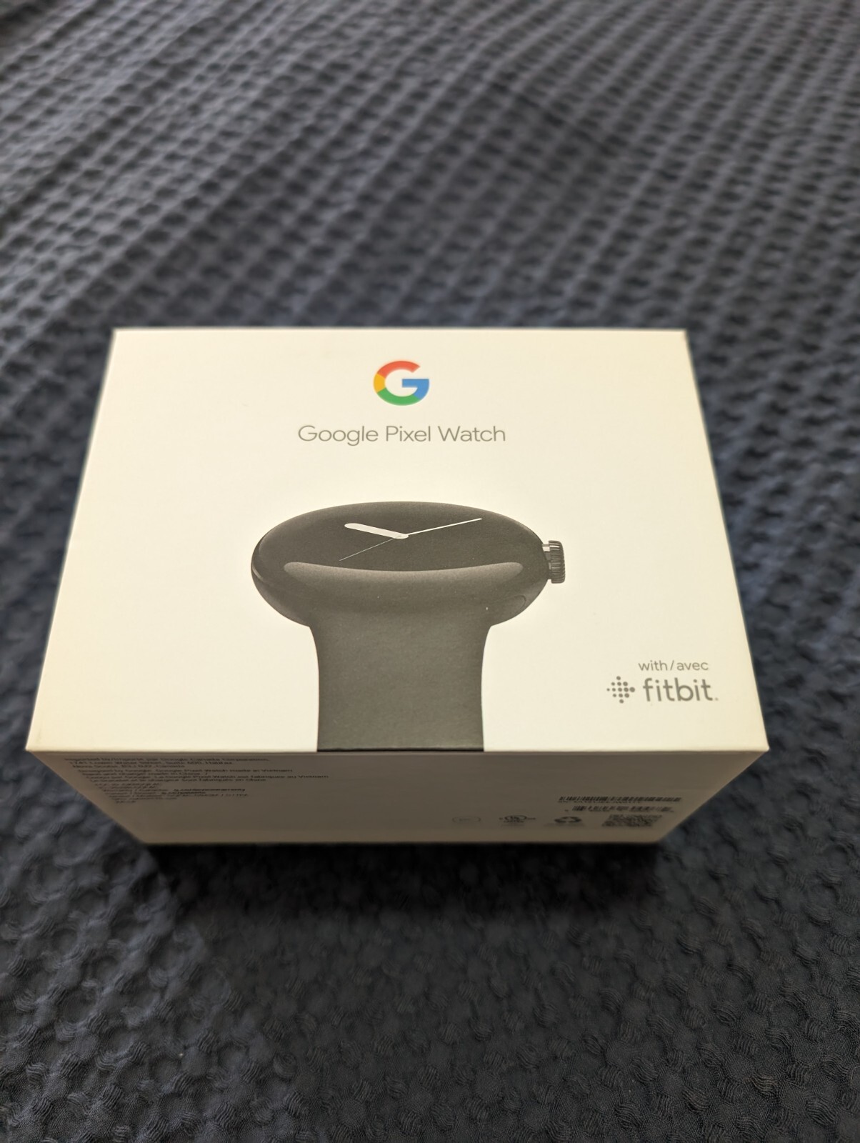 Google Pixel Watch 41mm Matte Black Stainless Steel Case with Obsidian Active…