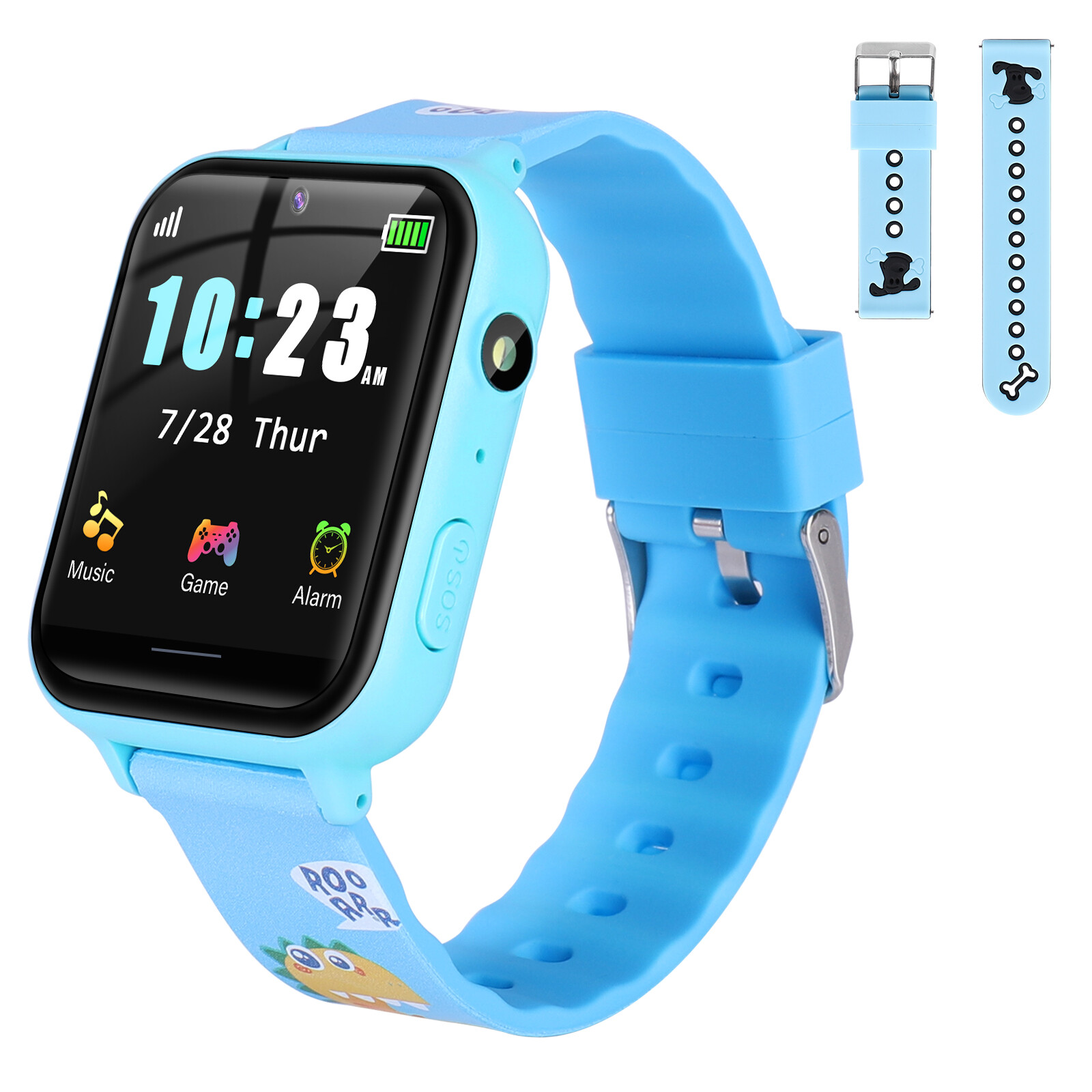 Waterproof Kids Smart Watch Anti-lost Safe GPS Tracker SOS Alarm Camera Call
