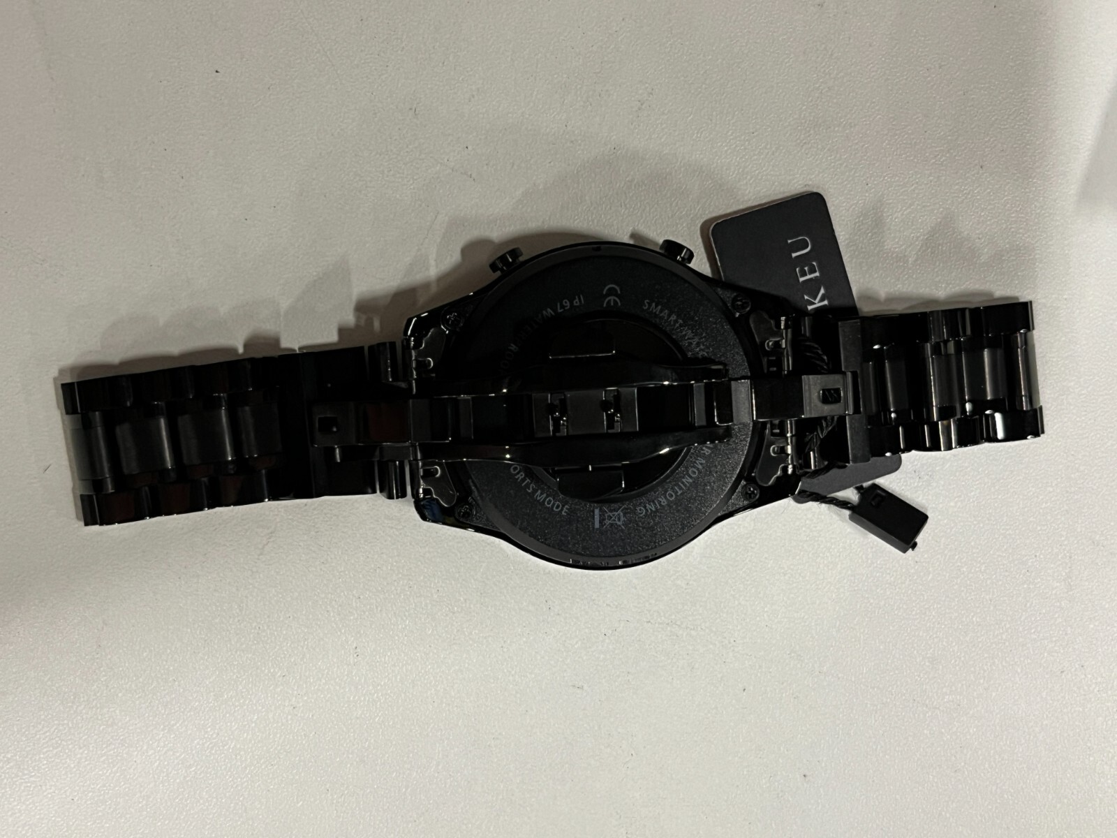 FILIEKEU Mens Black Android Waterproof Touch Screen Sleep Monitor Smart Watch