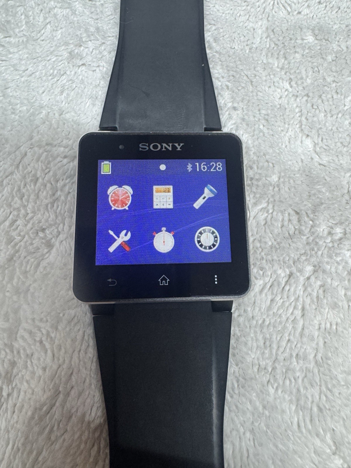 Sony Smart Watch SW2 For Android Bluetooth with Charging Cord