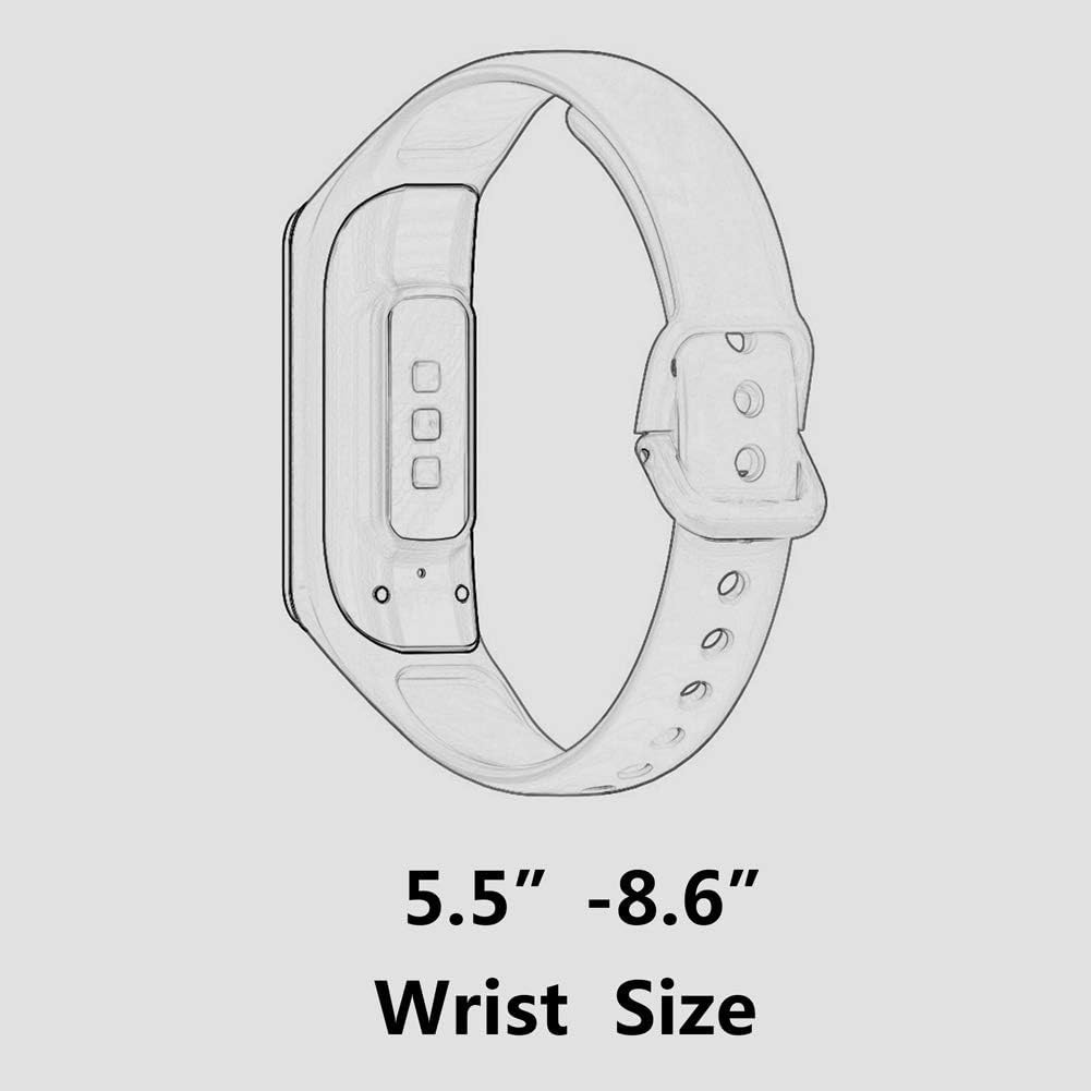 Silicone Strap Compatible with Samsung Galaxy Fit2 SM-R220