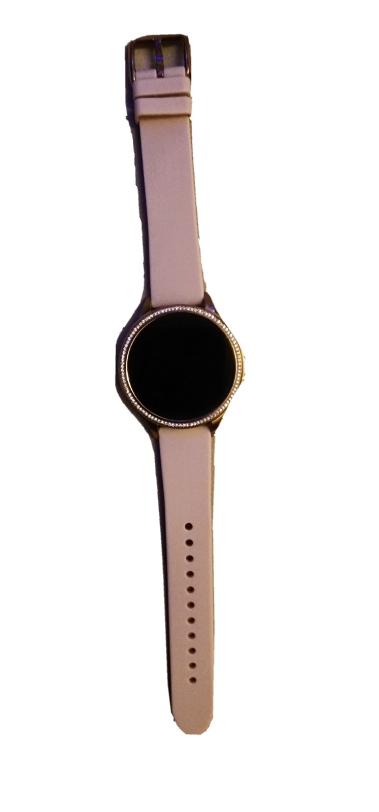 Fossil Gen 5E 41mm rose gold Case with Pink Silicone Strap