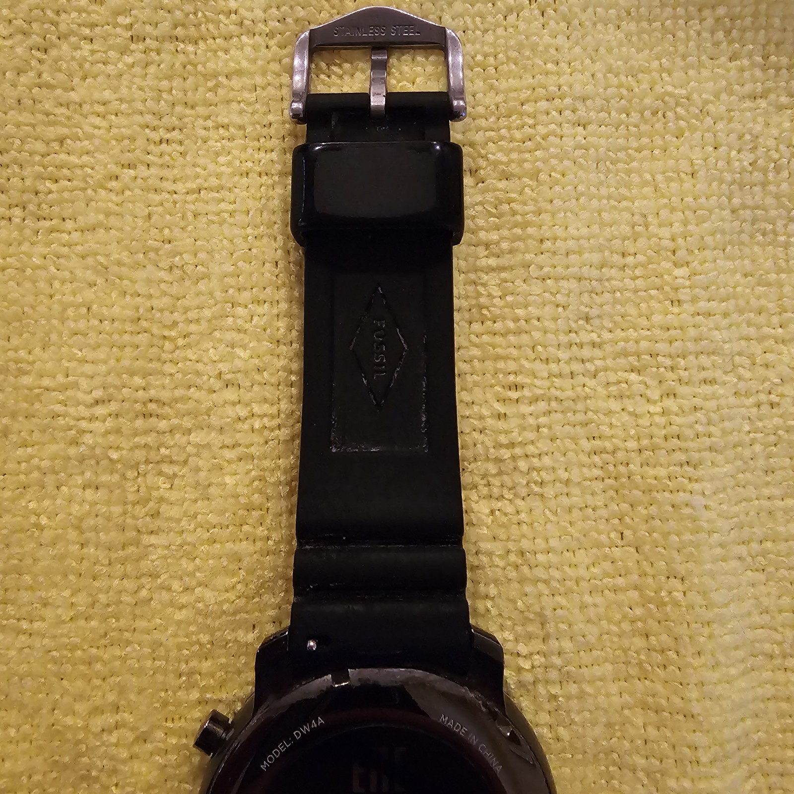 Fossil Gen 3 Explorist Smartwatch 45mm Stainless Steel Black with Silicone Band