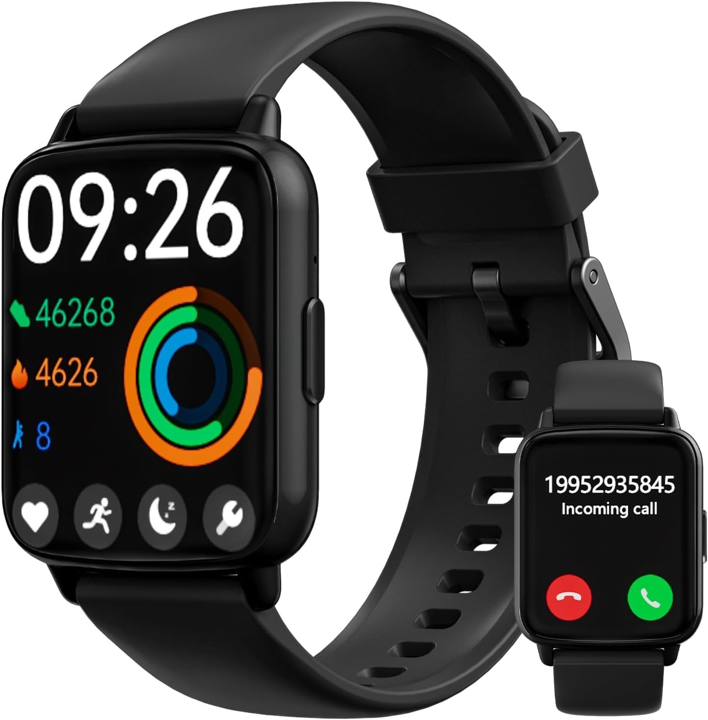 2026 Smart Watch For Men/Women, Waterproof Smartwatch Bluetooth iPhone Android