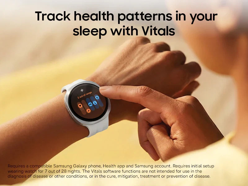 Galaxy Watch9, 40 mm, Bluetooth, Graphite with Fabric Band