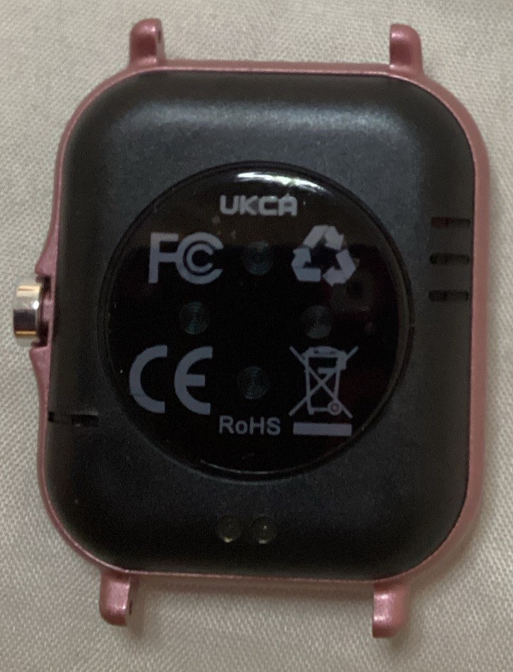 DOVIICO Smart Watch Rose Gold Pink Band Fitness Tracker Health Monitor