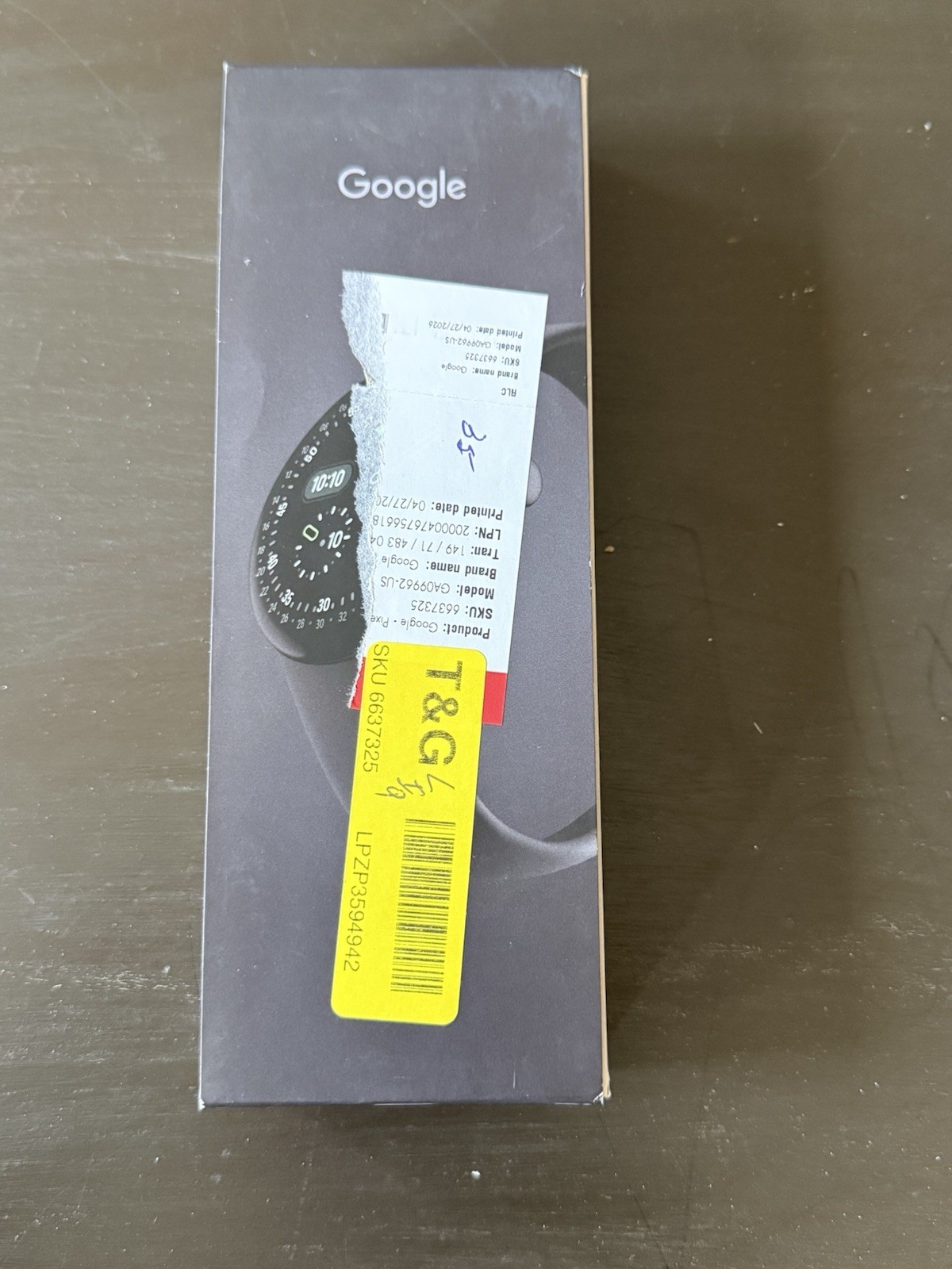 Google Pixel Watch 4 45mm Obsidian WiFi Smartwatch GA10840-US