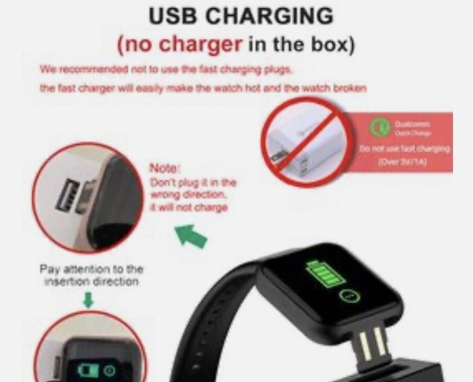 Fitness Tracker, Smart Watch for Android Phones iPhone Compatible Step Tracker H