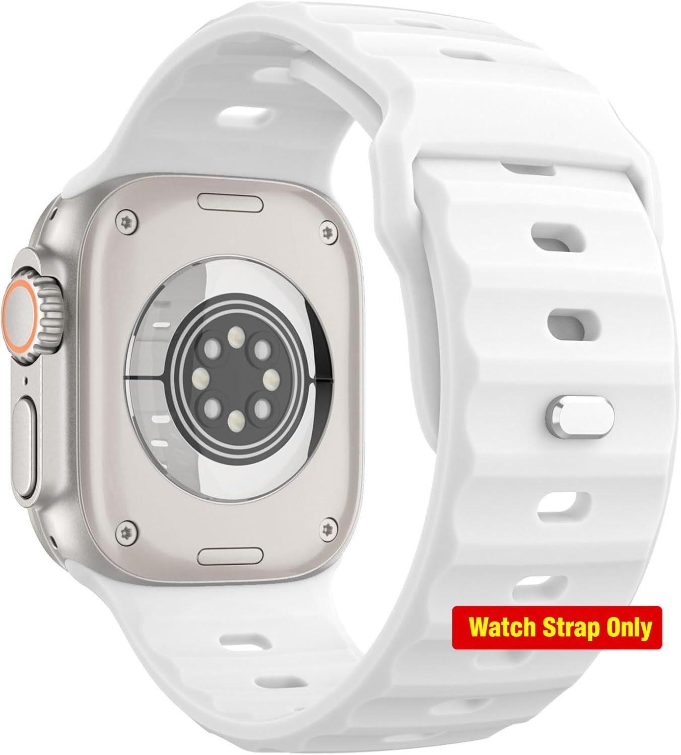 Silicone Strap Compatible with Apple Watch Ultra 49mm, Sport Wrist Band