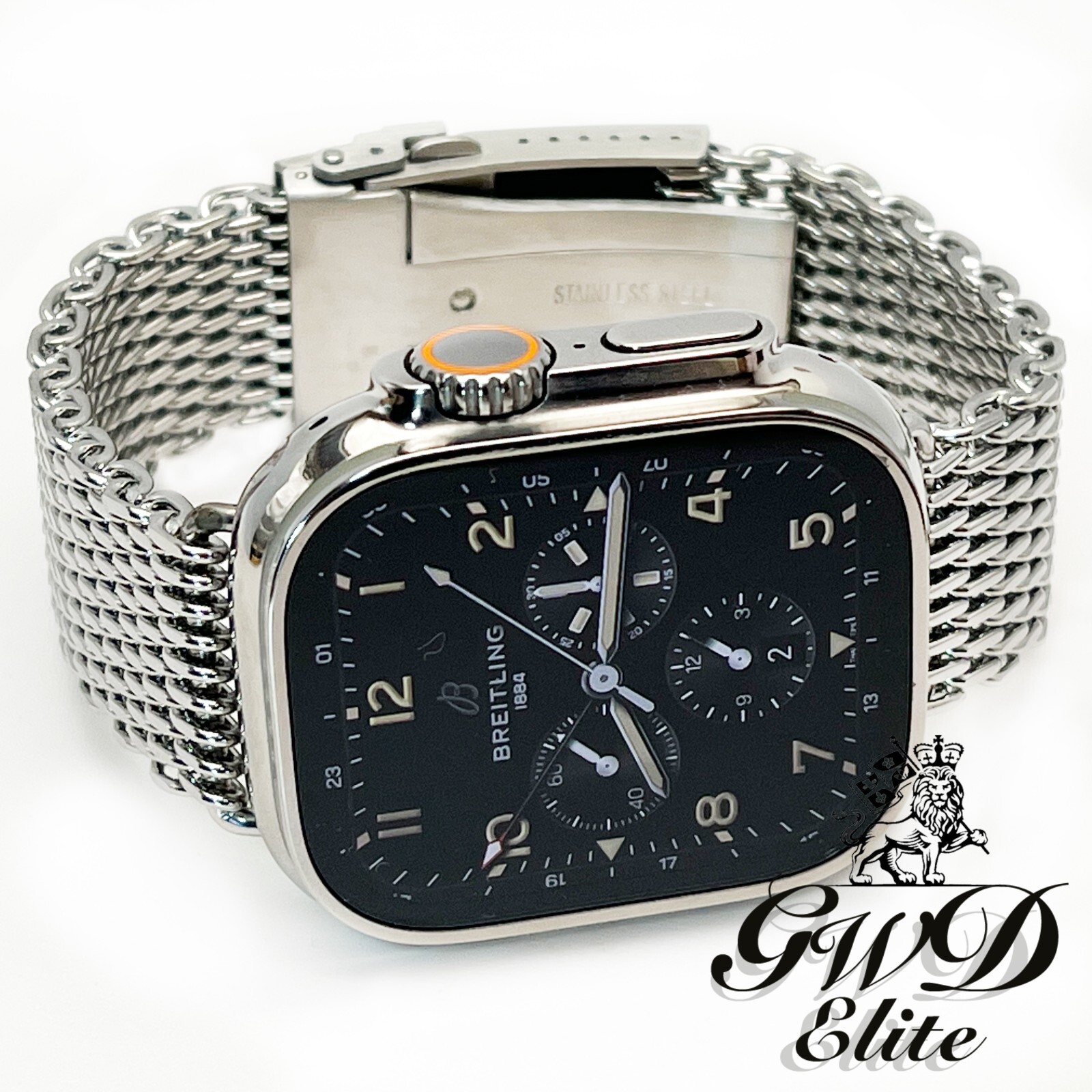 HERMES PolishedApple Watch Ultra 2 Titanium 23mm Breitling