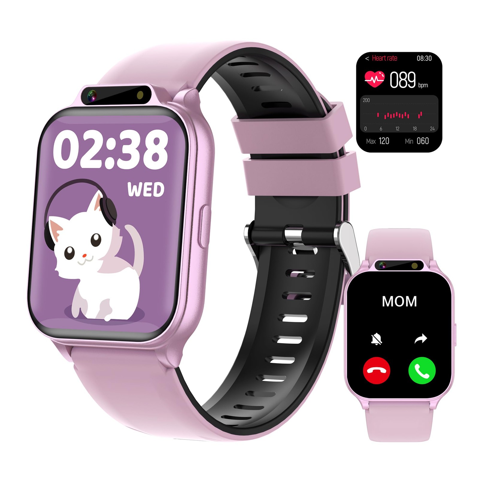 Kids Waterproof Smart Watch Girls with Fitness Tracker Sports Activity Pedome…