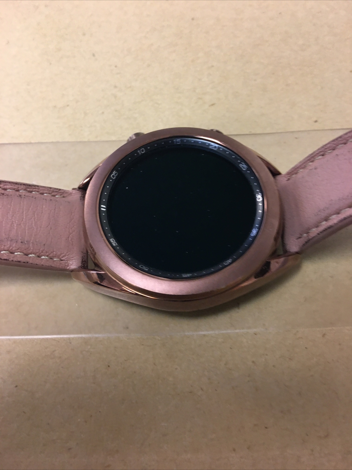Samsung Galaxy Watch3 SM-R850 41mm Stainless Steel Case with Leather Strap -…