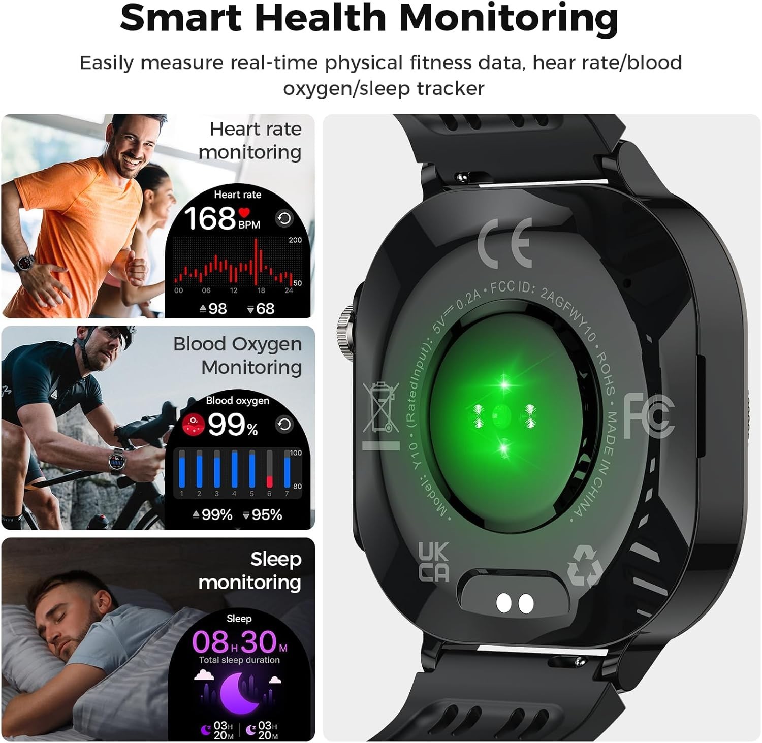 Reloj Inteligente de Mujer Hombre para Iphone Apple Samsung Android y Bluetooth