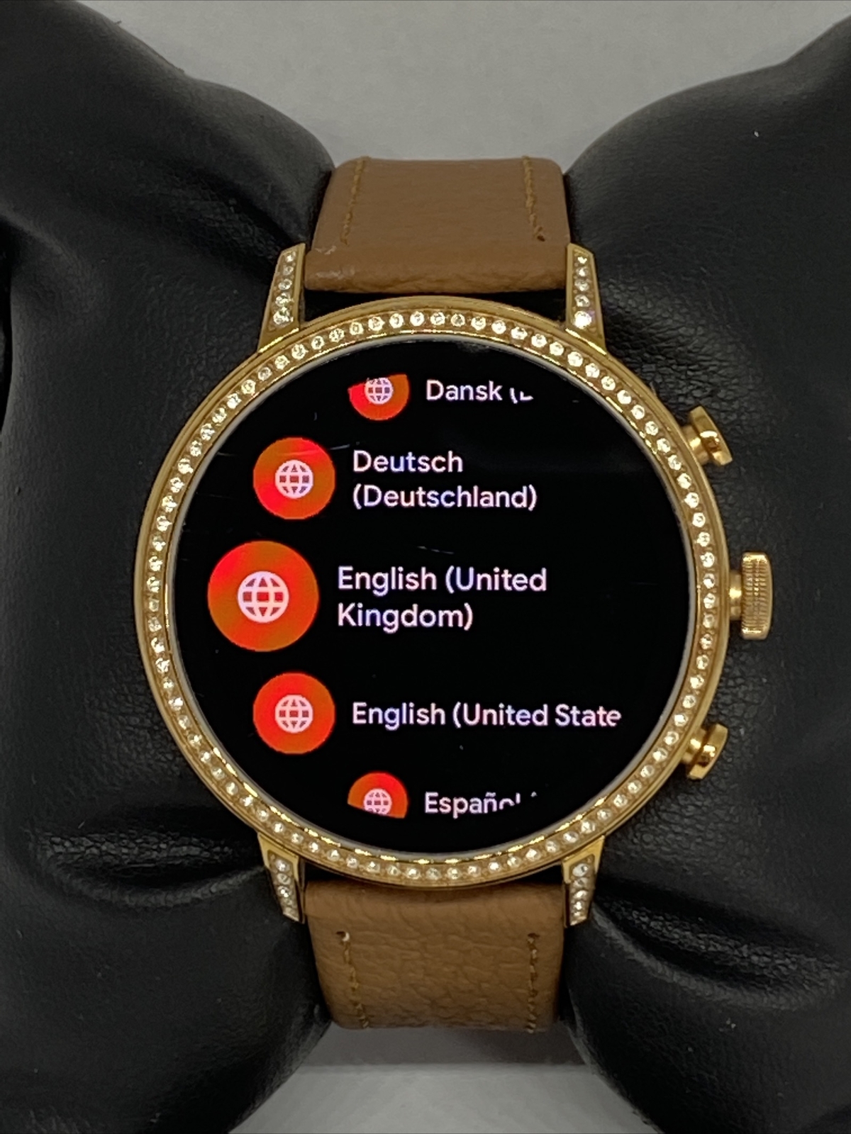Fossil Gen 4 Authentic Digital Dial Smart Watch Custom Band FTW6015 CO144