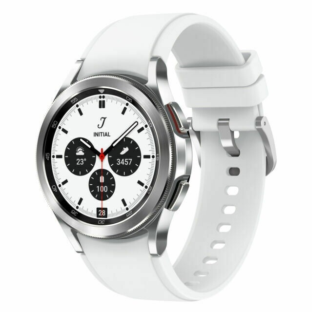 Samsung Galaxy Watch4 Classic 42mm Stainless Steel SM-R880 Silver – Good