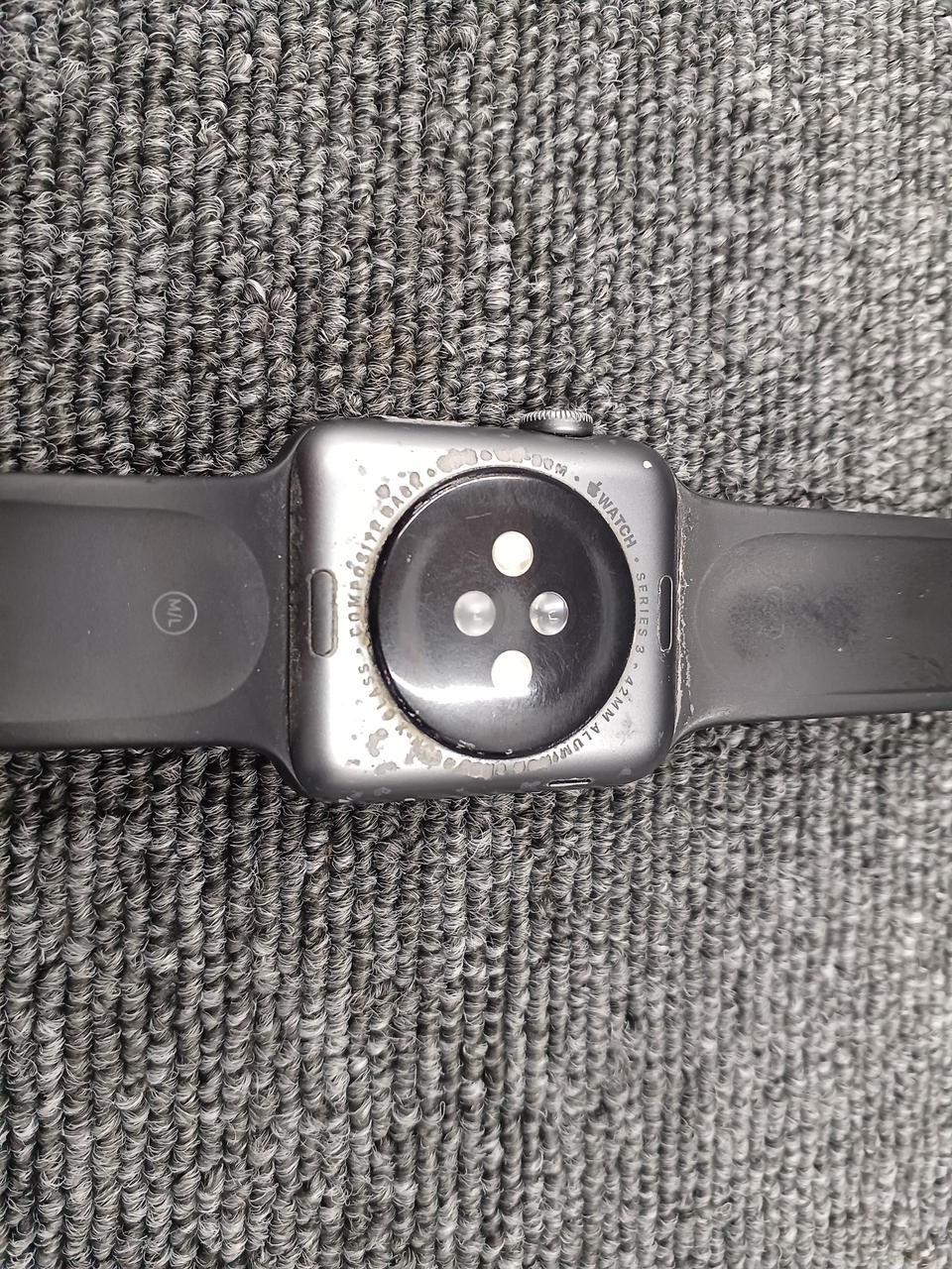 Apple Watch Series 3 GPS 42mm Space Gray Smartwatch, Used, 8GB, OS 8.7