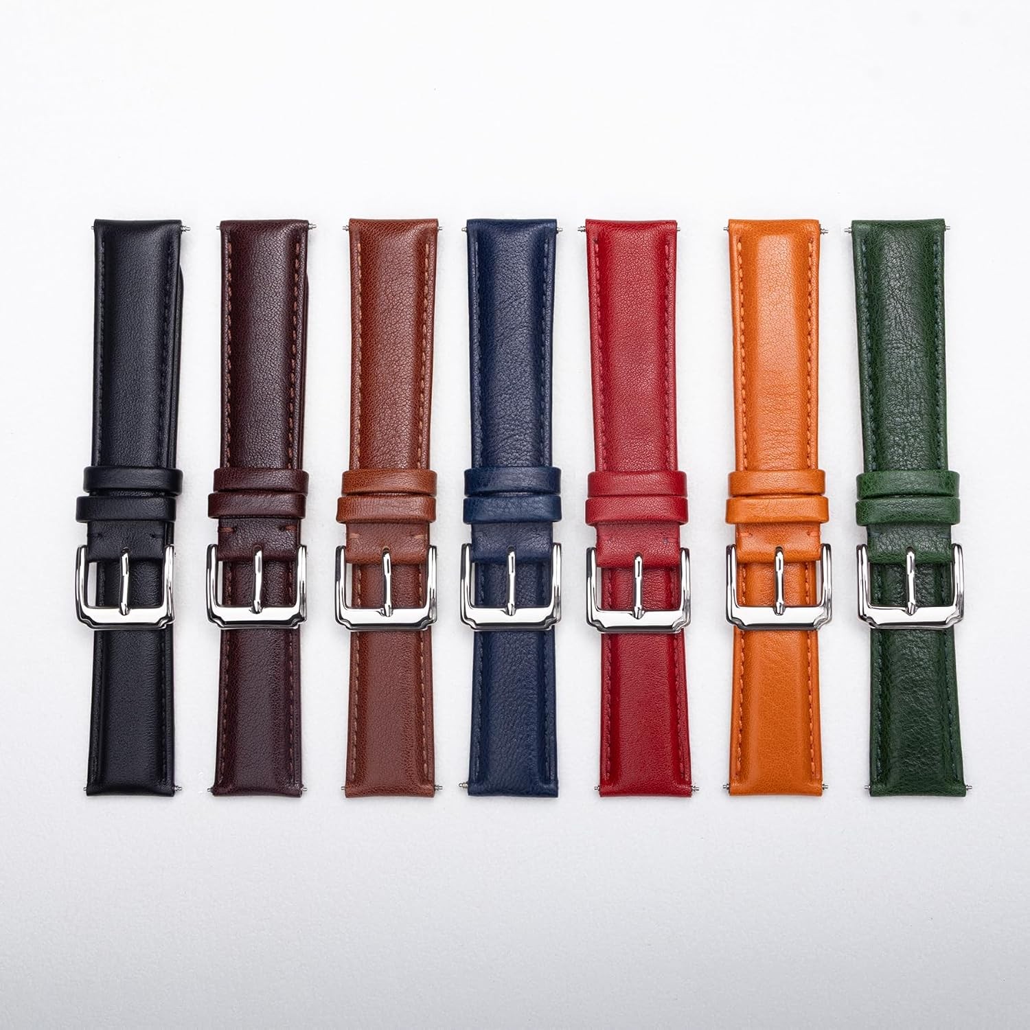 Soft Calf Leather Watch Band for 14mm 16mm 18mm 20mm 22mm Compatible Watches