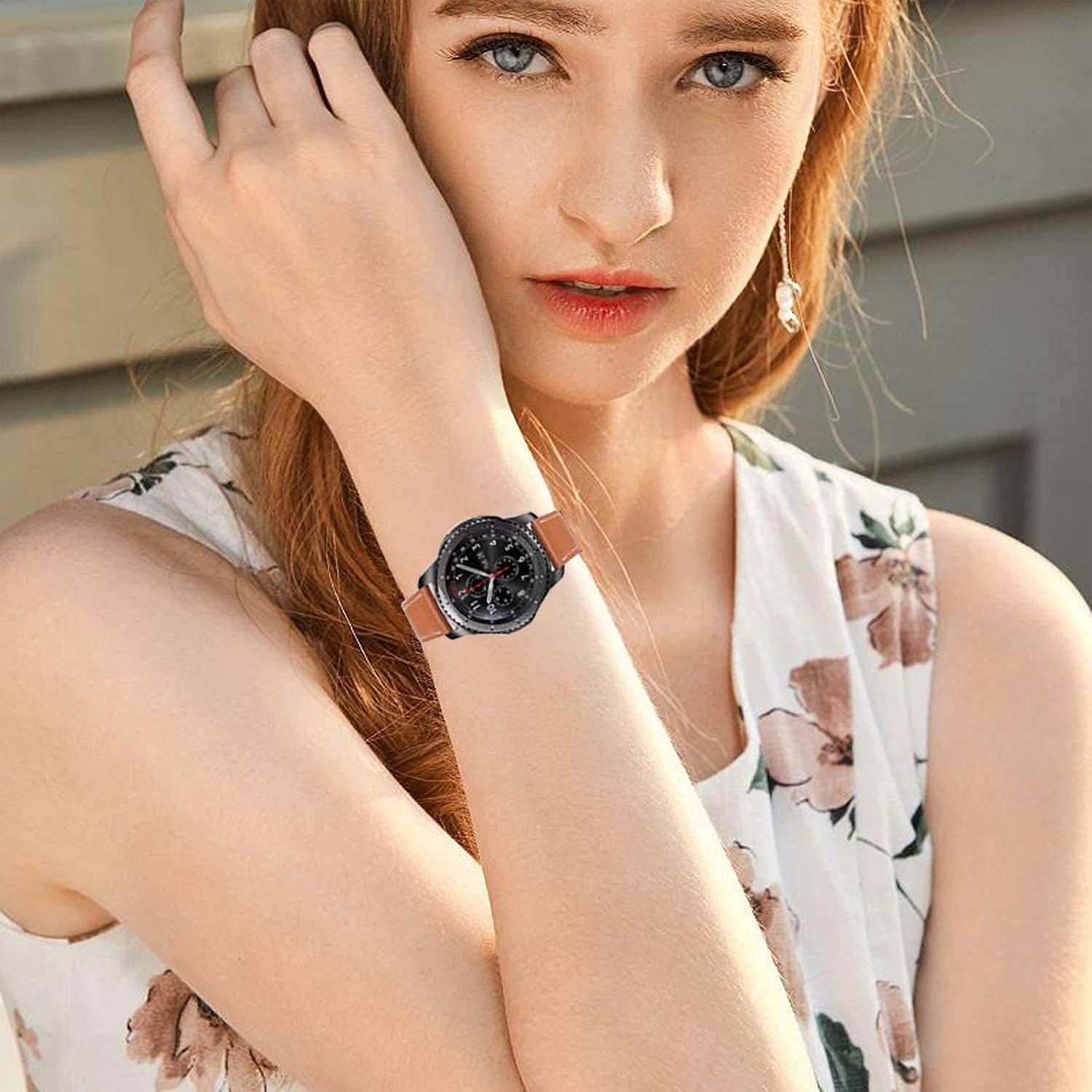 Silicone Strap Compatible with Samsung Gear S3 Frontier/Classic 22mm