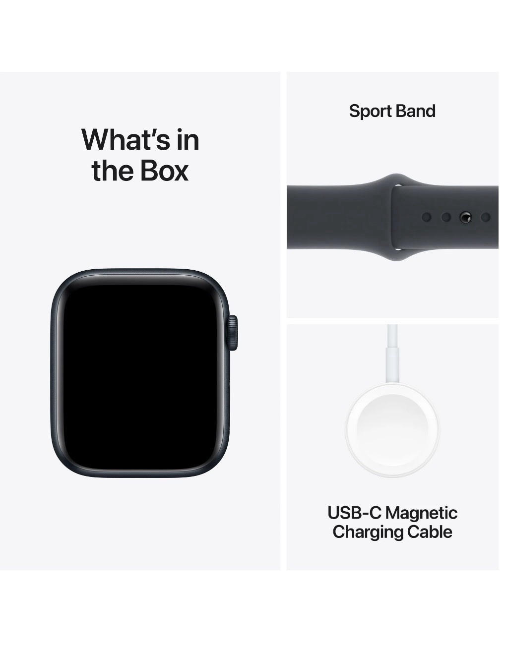 Apple Watch SE (2nd Gen) [GPS 44mm] Smartwatch Midnight S/M