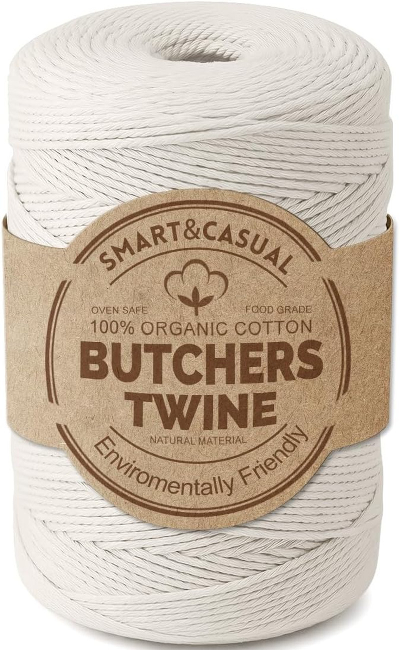 700 Feet 100% Cotton Butcher Twine String 2Mm Food-Grade Cooking Twine for Kitch